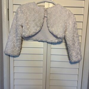 Chic Cream Teddy Jacket for Kids